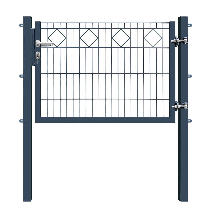 Gartentor Karo 1-flügelig